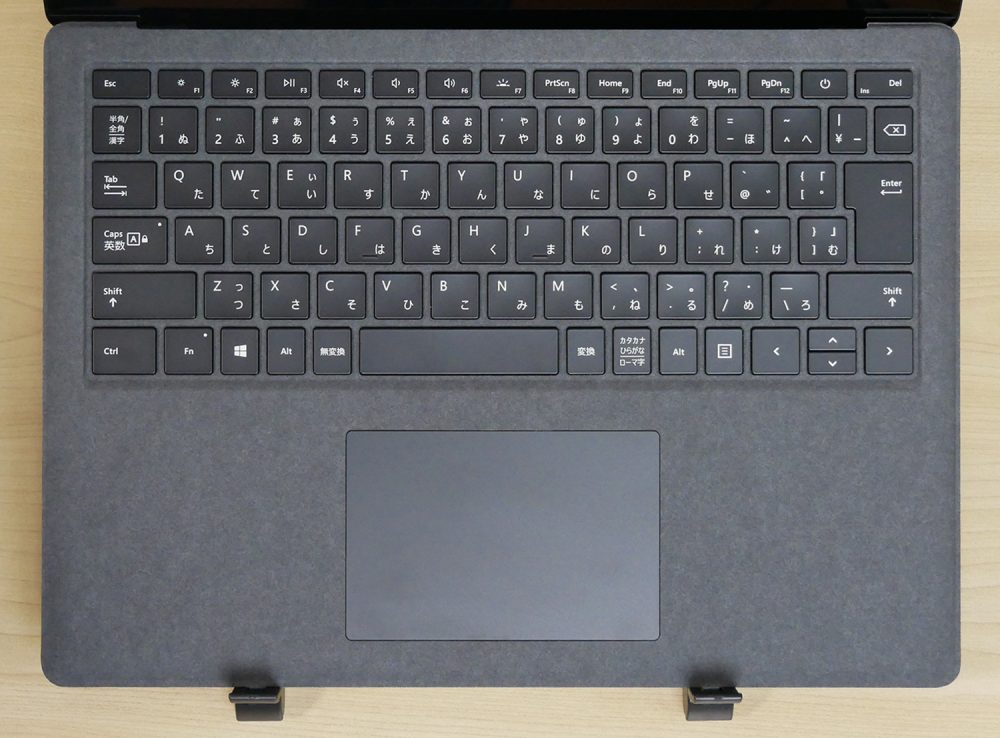 Surface Laptop 2のキーボード