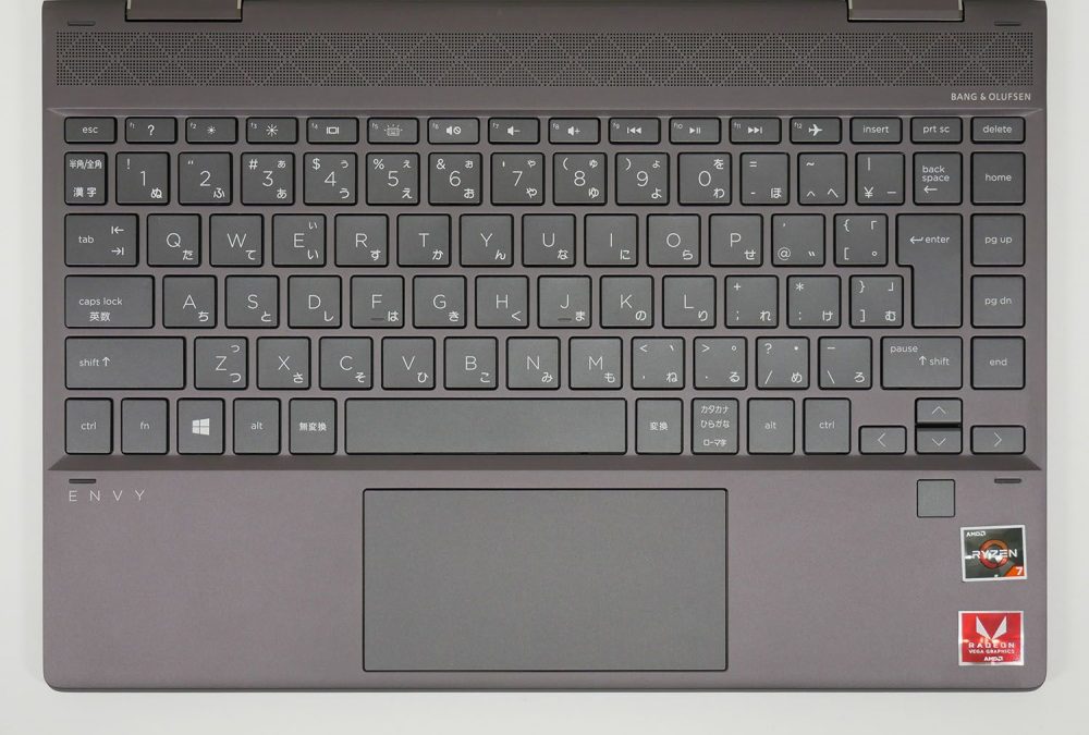 HP ENVY x360 13-arのキーボード