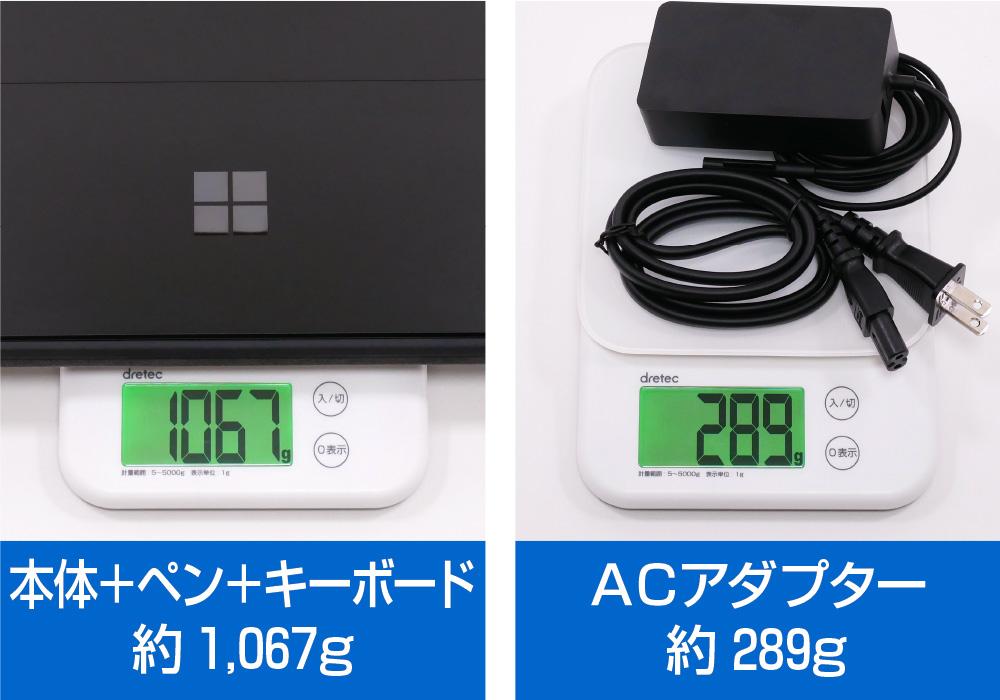 重さを測っているところ