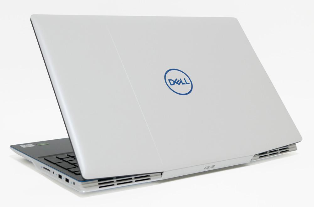 Dell G3 15 (3500)の外観 天板側から斜め上