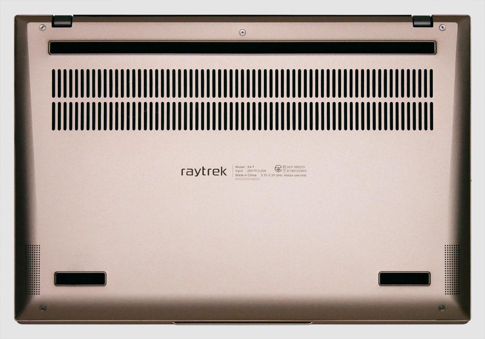 raytrek X4-Tの底面