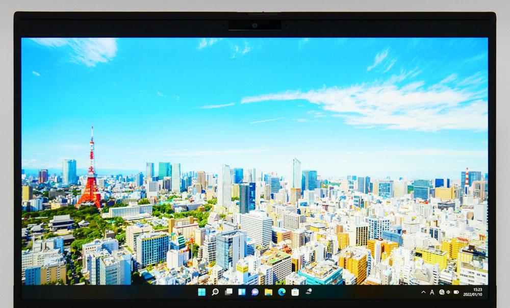 VAIO Zのディスプレイ正面