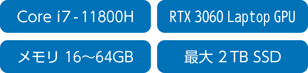 マウスコンピューター DAIV 5Nのスペック