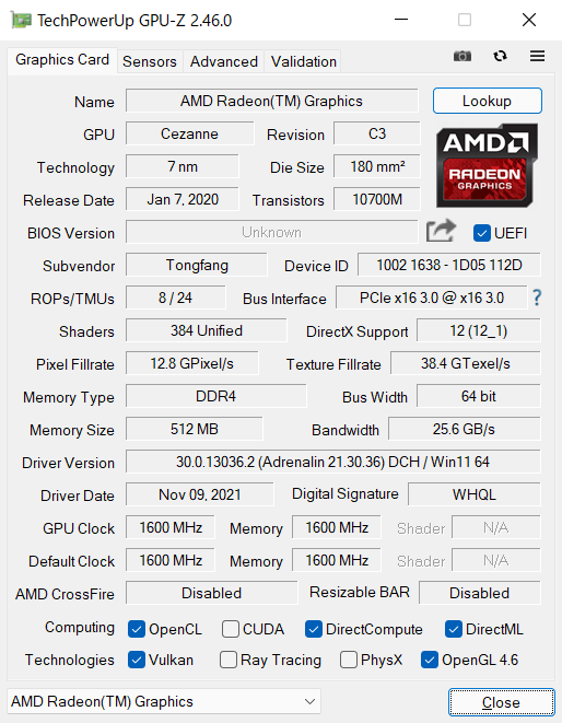  mouse X4-R5のGPU-Z情報