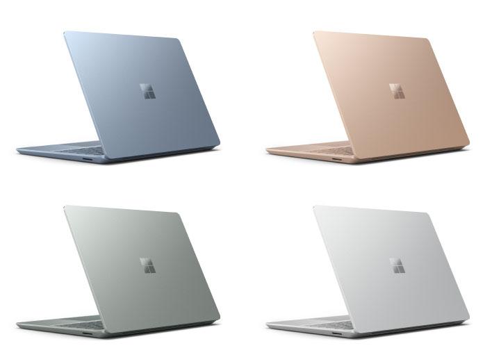 Surface Laptop Go 3の外観：カラーバリエーション