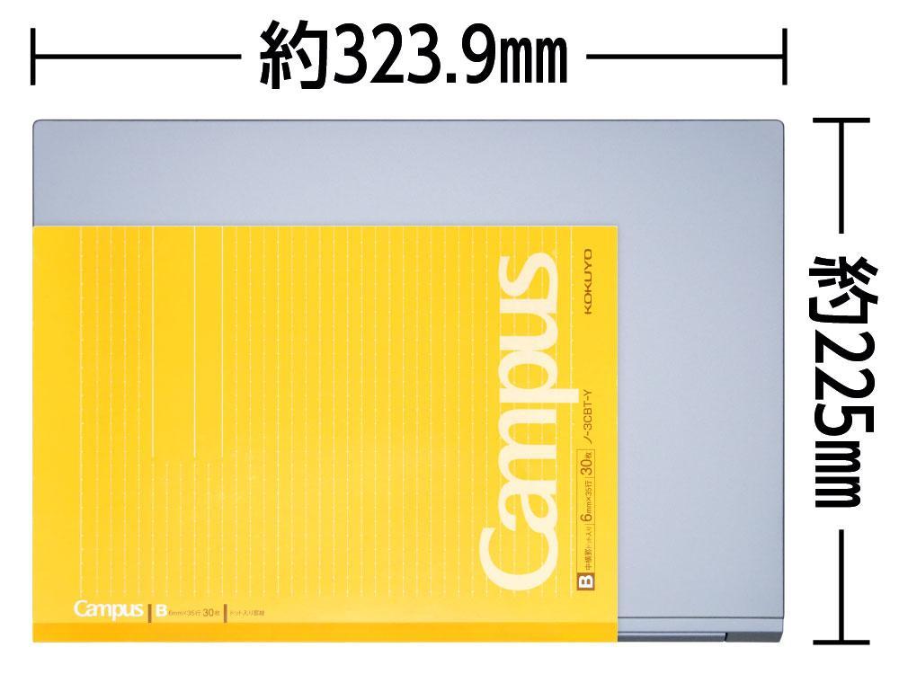 A4用紙とDAIV 4Nの大きさの比較