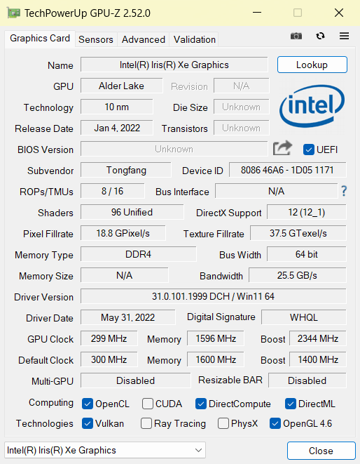  mouse F4-I7I01OB-AのGPU-Z情報