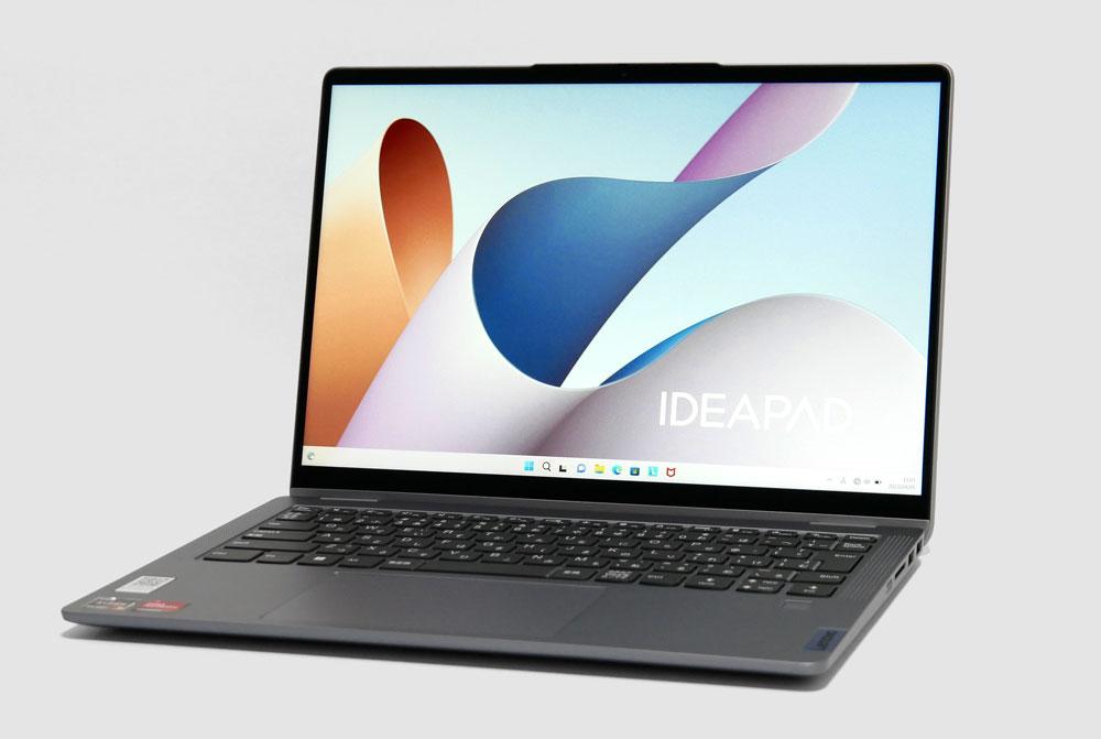 レノボ IdeaPad Flex 5 Gen 8 14型(AMD)の外観　見映え