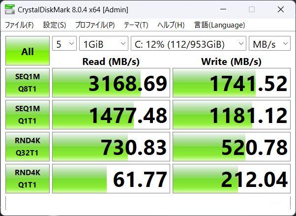 SSDのデータ転送速度