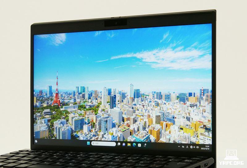 VAIO SX12 (2023年6月発売モデル)の視野角チェック 横から見たところ