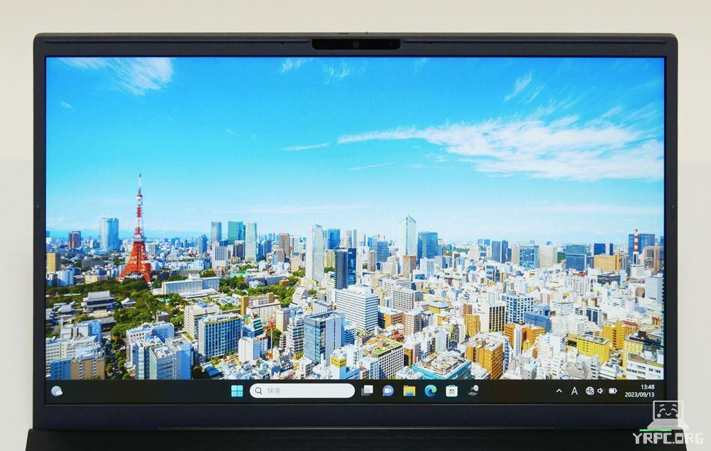 VAIO F14のディスプレイ正面