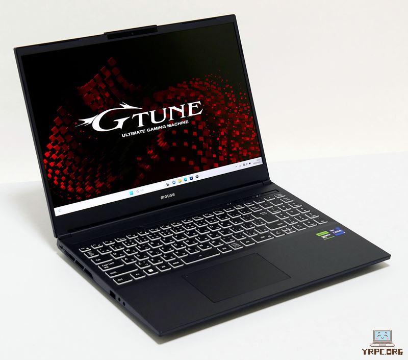 マウスコンピューター　G-Tune P6-I9G60BK-Aの外観。斜め上から