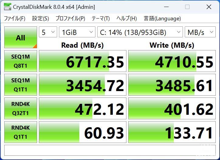 SSDのデータ転送速度