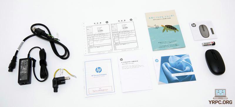 HP 15-fcの付属品