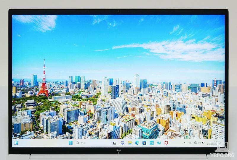 HP Pavilion Aero 13-beのディスプレイ正面