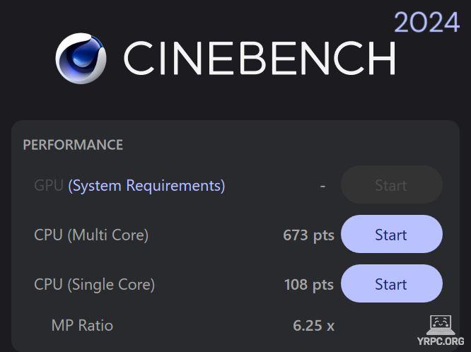 Zenbook 14 OLED UX3405MAのCINEBENCH 2024スコア