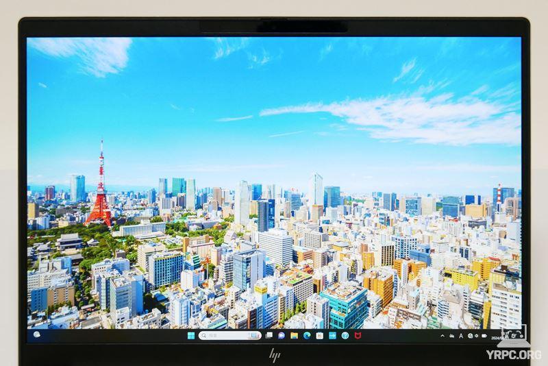 HP Pavilion Plus 14-ewのディスプレイ正面