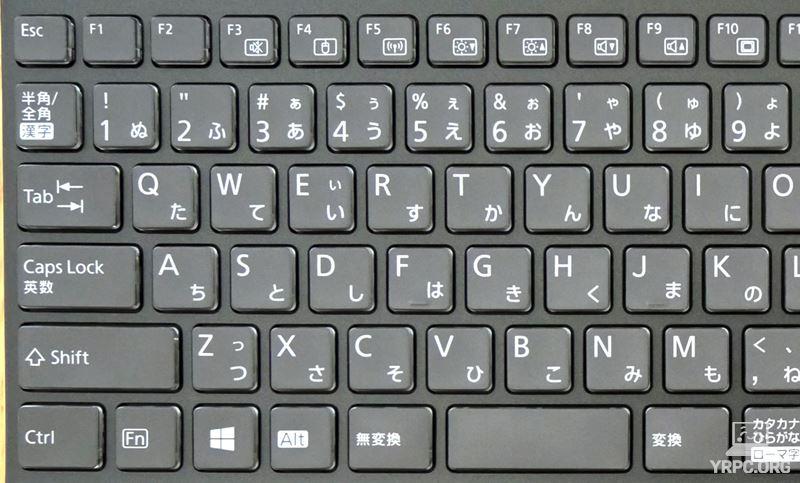 キーボードの左側