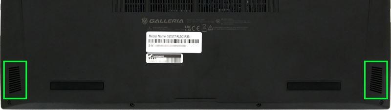 ドスパラ GALLERIA RL5C-R35-5Nのスピーカー