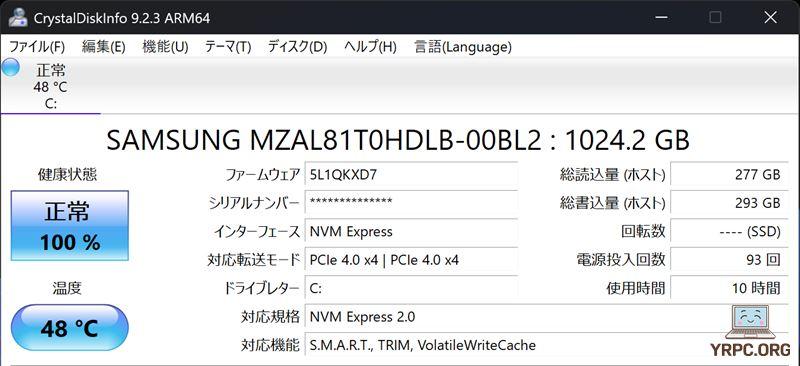 SSD情報