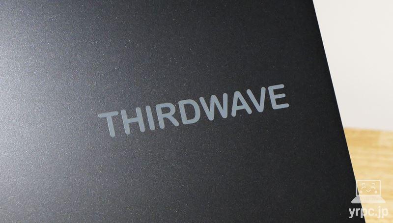 THIRDWAVE DX-M7Lの天板ロゴのアップ