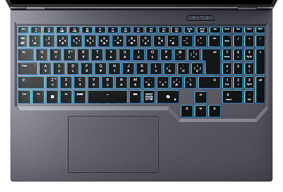 ドスパラ GALLERIA ZL9R-R57T-6のキーボード