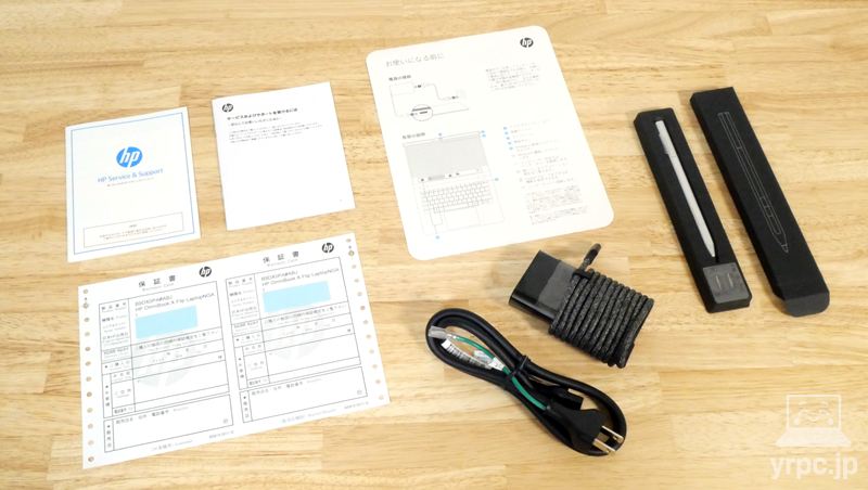HP OmniBook X Flip 14-fmの付属品