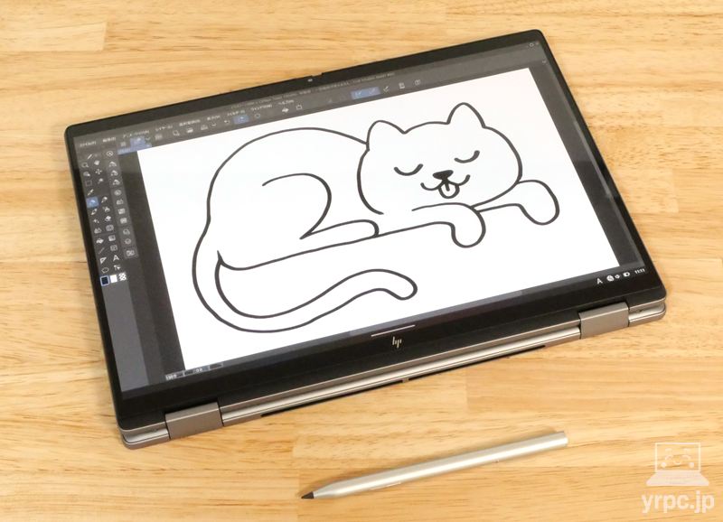 ペンでの描き心地チェック