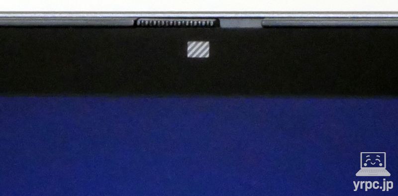 Webカメラのシャッターを閉じた状態
