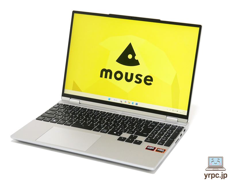 マウスコンピューター mouse B5-A7A01SR-Aの外観。斜め上から