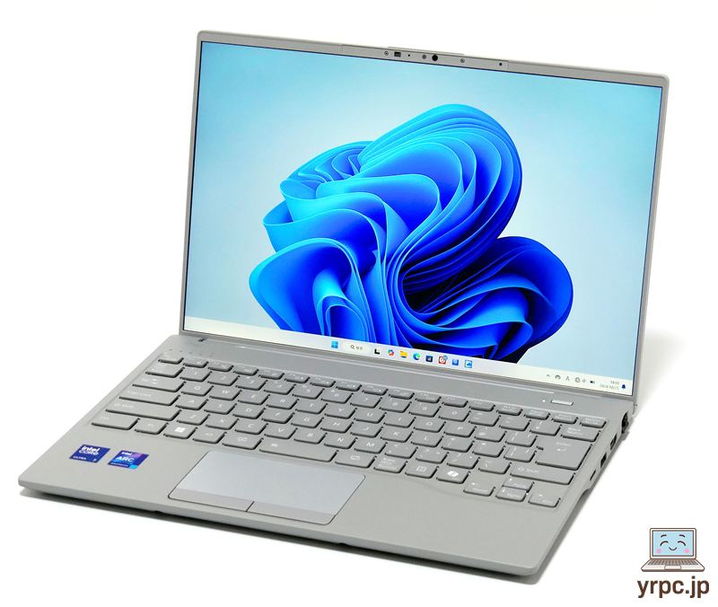 富士通 LIFEBOOK WU2/J3の外観。斜め上から