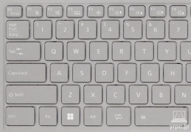 キーボードの左側