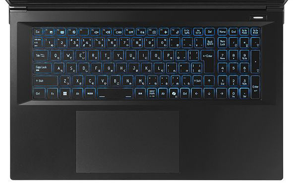 ドスパラ GALLERIA ZL9C-R57-C7のキーボード