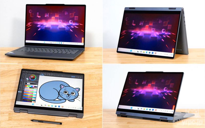 レノボ「IdeaPad 5i 2-in-1 Gen 10(14型 Intel)」のマルチモード