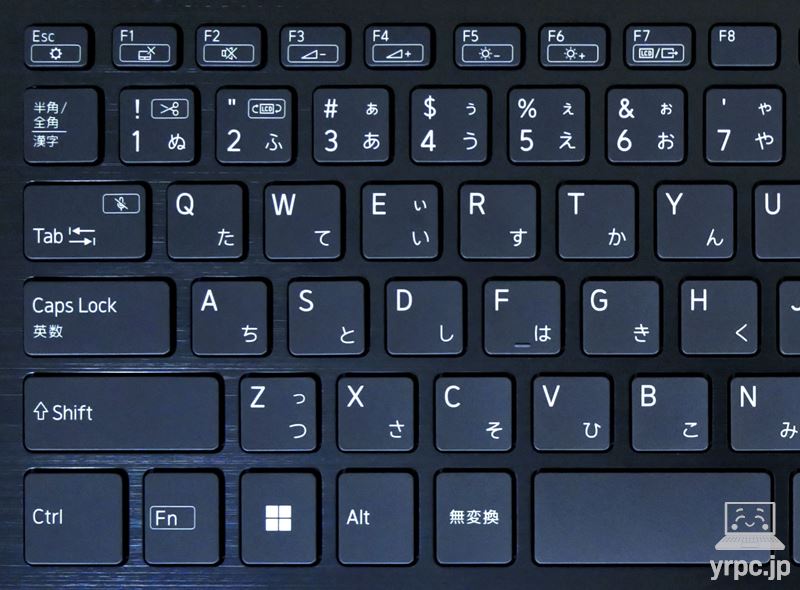 キーボードの左側