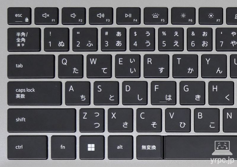 キーボードの左側