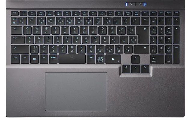 GALLERIA XL7C-R56-6Aのキーボード
