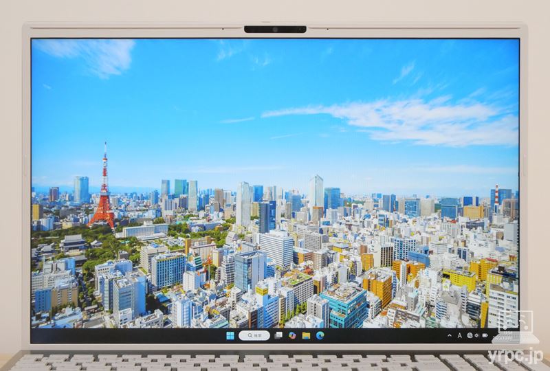 VAIO F16 (2025年6月発売モデル)のディスプレイ正面