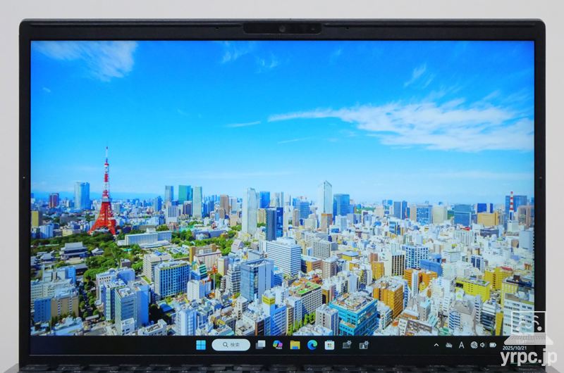 VAIO S13 (2025年3月発売モデル)のディスプレイ正面
