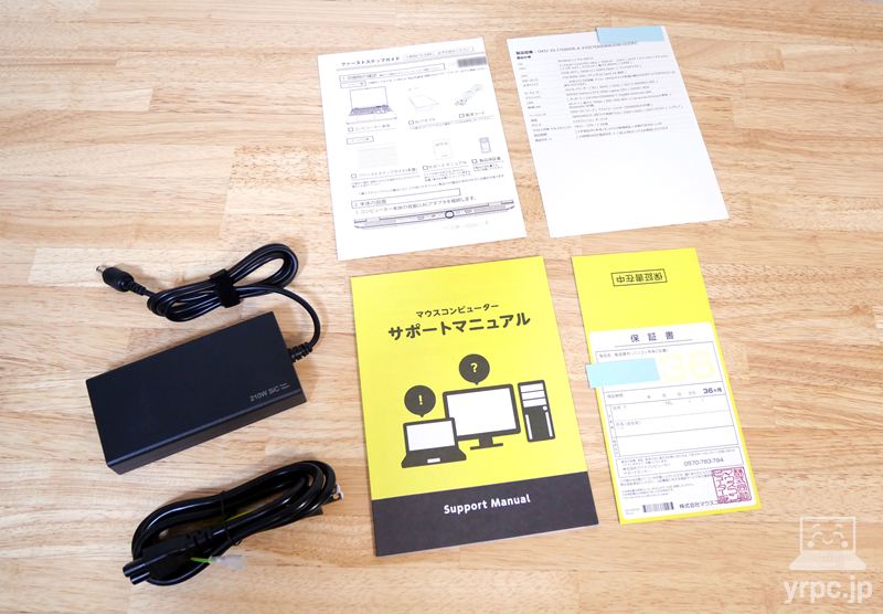 DAIV S5-I7G60SR-Aの付属品