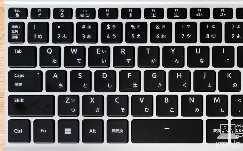 キーボードの左側