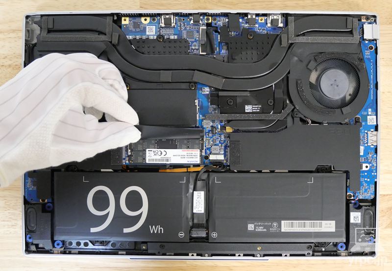 DAIV S5-I7G60SR-Aのメモリ増設