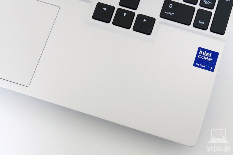 パームレストのアップ