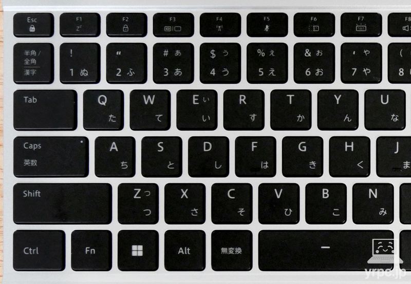 キーボードの左側