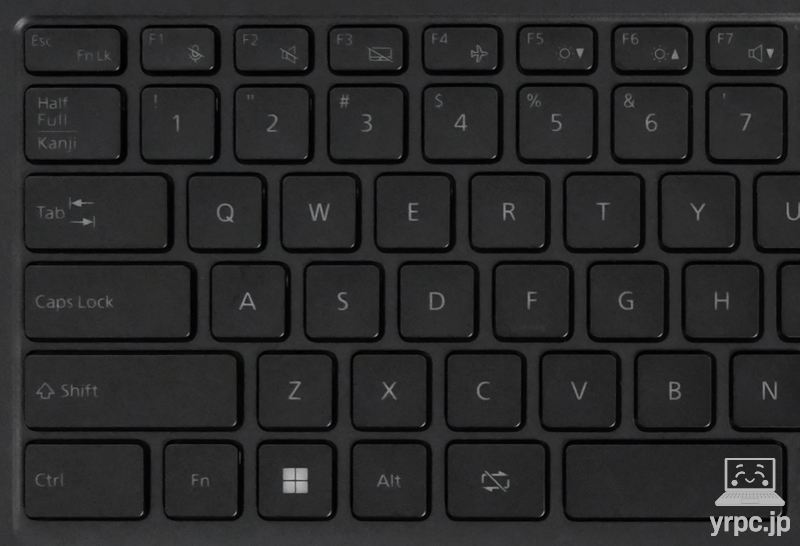 キーボードの左側