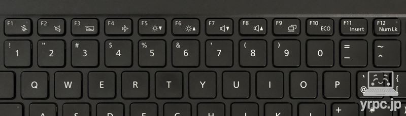 FMV WU7-K3のFキー