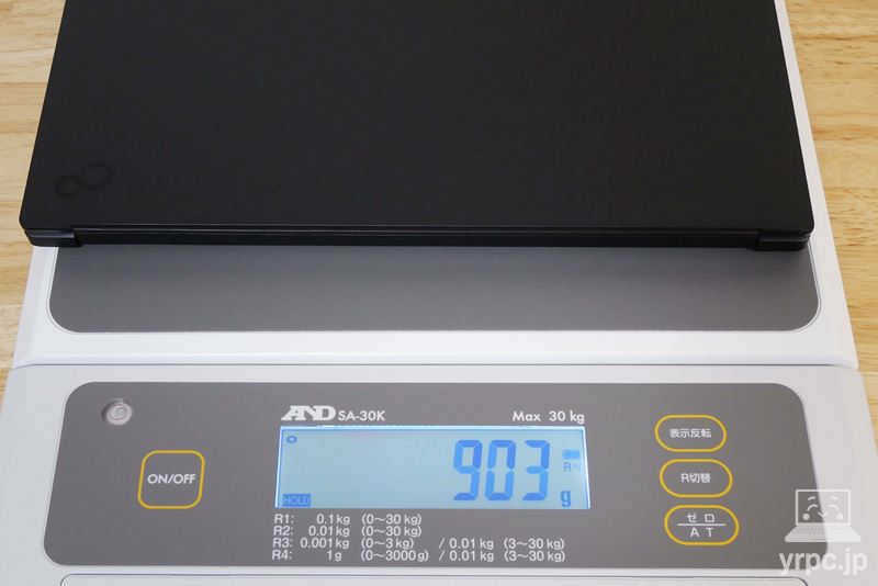 FMV WU7-K3の重さ：実測