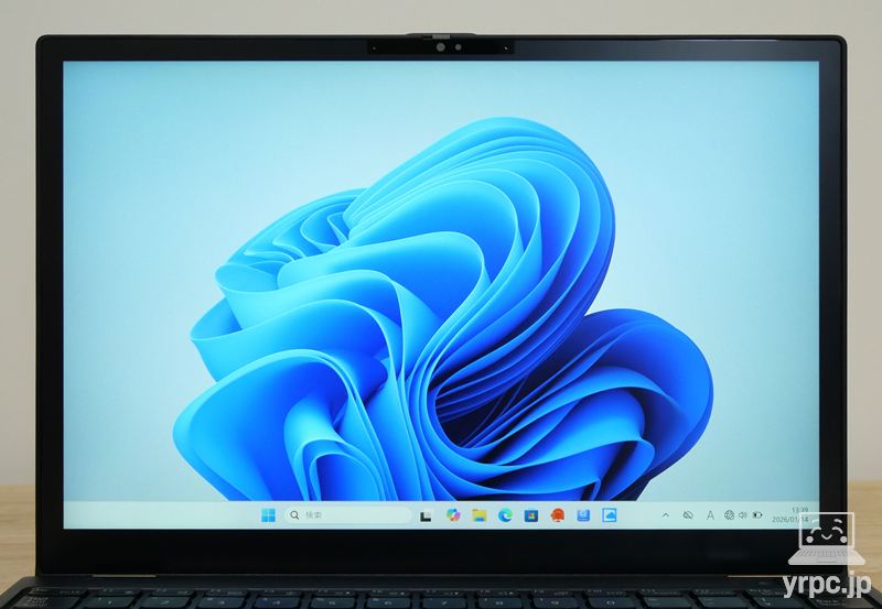 FMV WU8-K3のディスプレイ正面