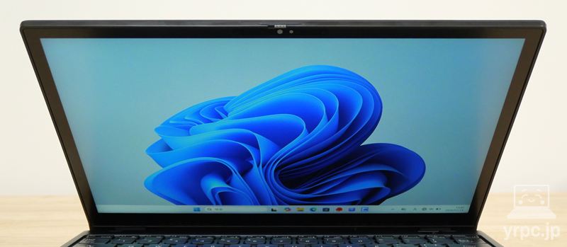 FMV WU8-K3の視野角チェック 上から見たところ