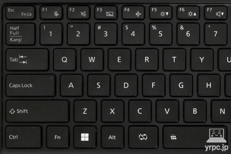 キーボードの左側